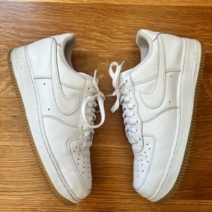 Nike Air Force 1 Low '07 White Brown Gum Men’s Size 11 - FAST SHIPPING